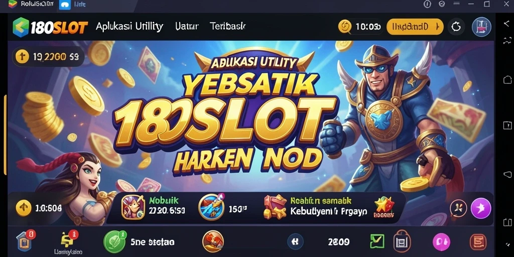 Tampilan antarmuka 180SLOT yang user-friendly dan intuitif.
