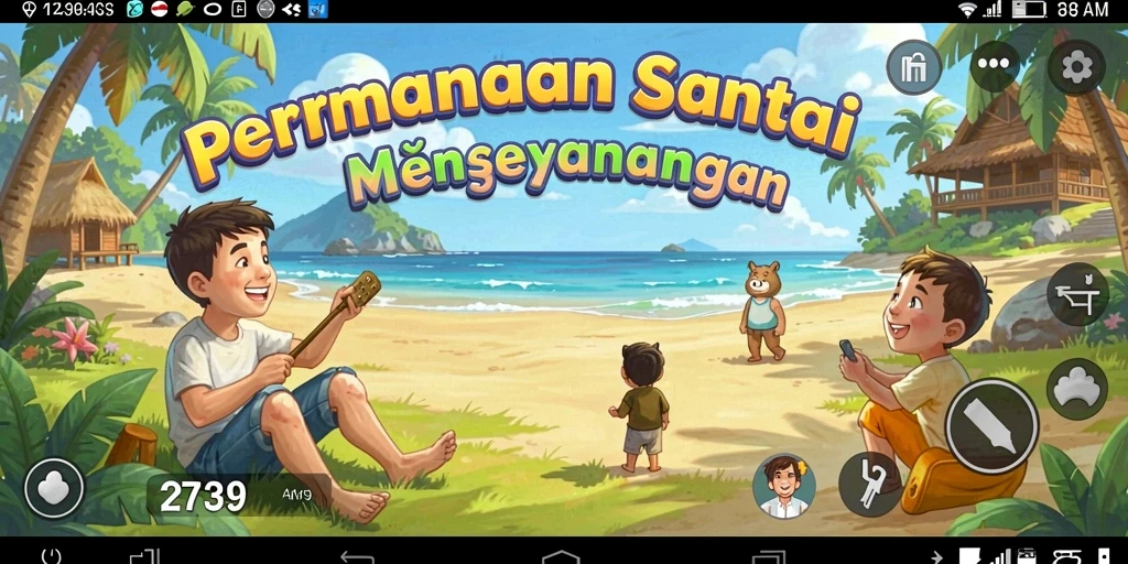 Tampilan gameplay 2739 yang menyenangkan dan menghibur.