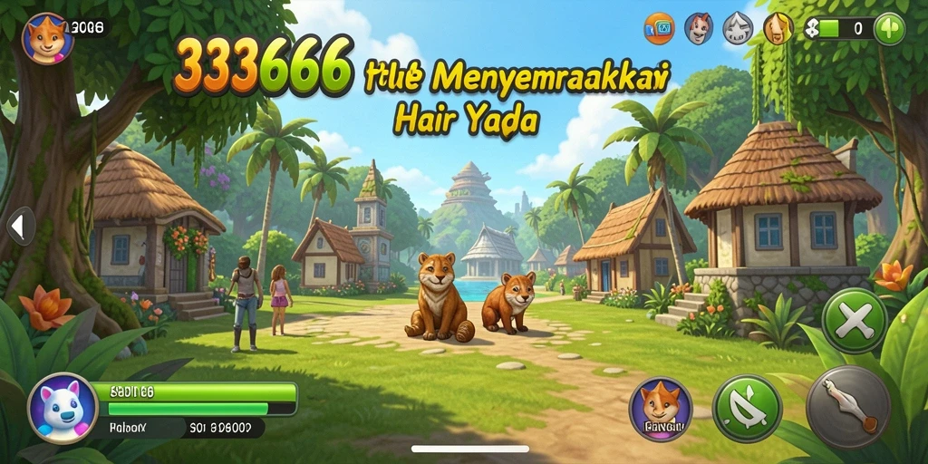 Tampilan menarik dan gameplay seru dalam 333666.