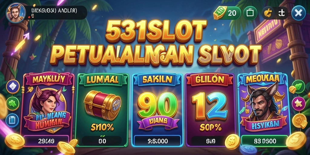 Tampilan gameplay 531SLOT yang menarik dan penuh petualangan.