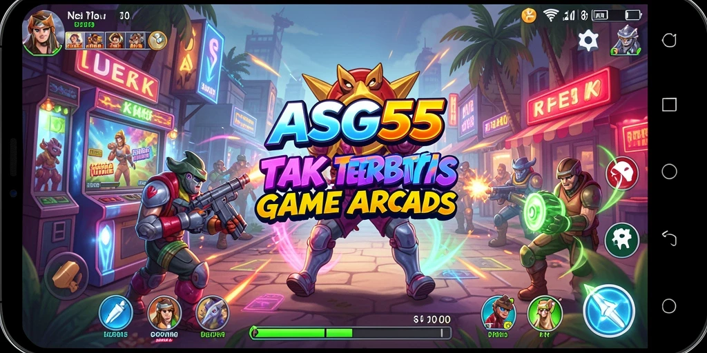 Tampilan seru gameplay ASG55 yang penuh aksi.