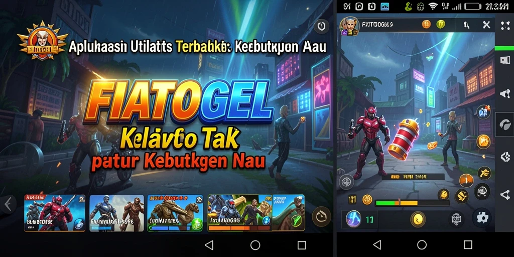 Tampilan antarmuka aplikasi FIATOGEL yang ramah pengguna.