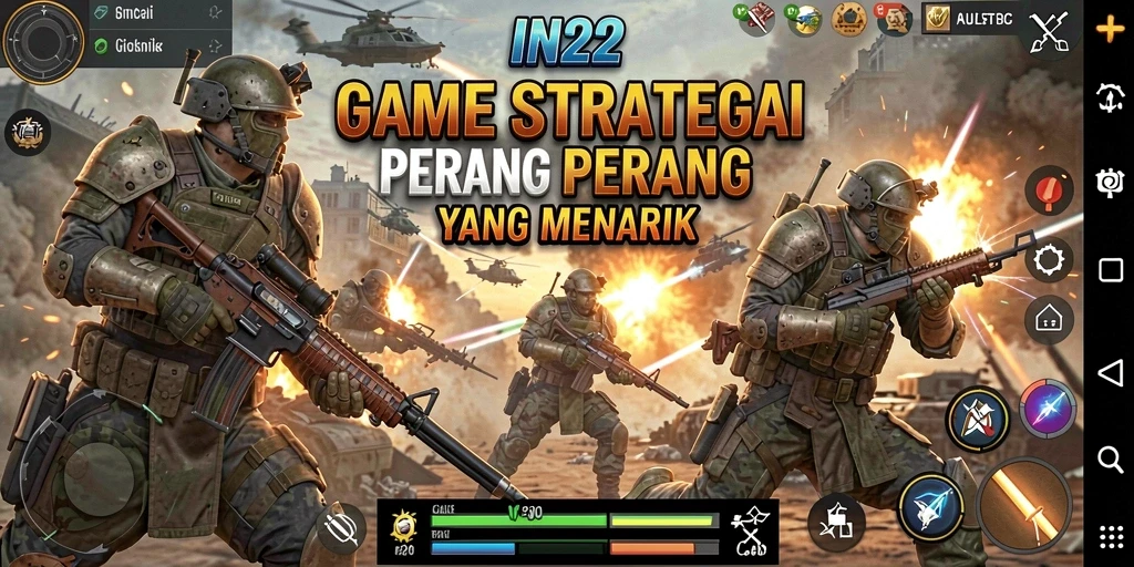 Gameplay seru dan strategis di IN22 dengan grafis menawan.