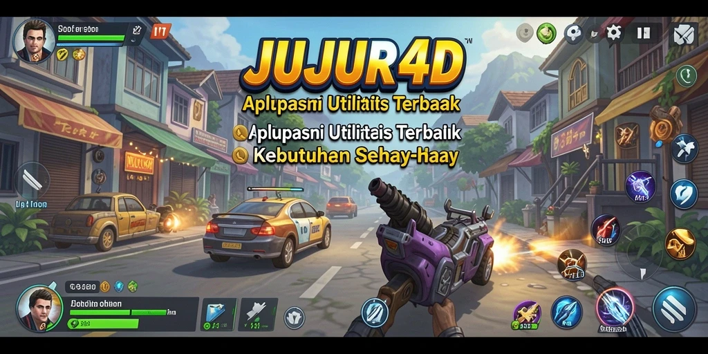 Tampilan antarmuka JUJUR4D yang sederhana dan mudah digunakan.