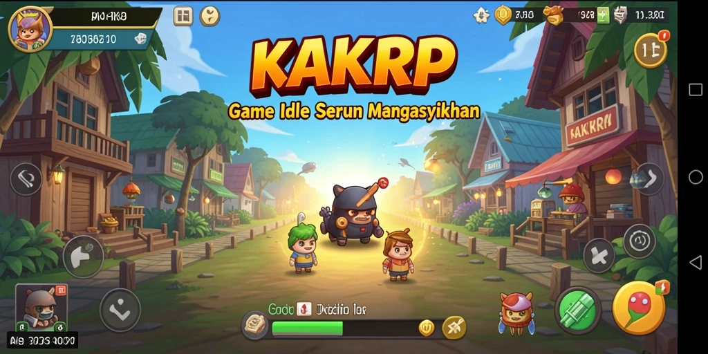 Tampilan menarik dari gameplay KAKRP yang menonjol.