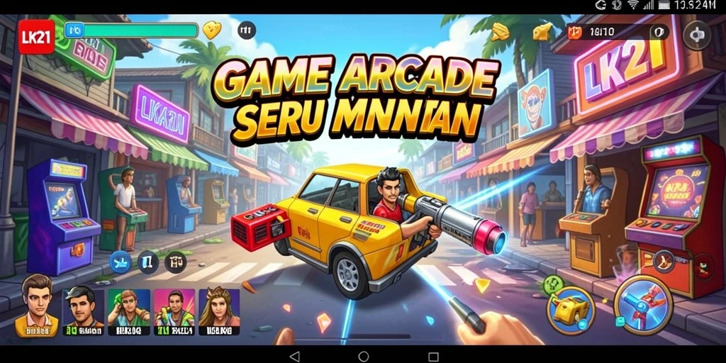 Tangkapan layar LK21 menampilkan aksi gameplay Arcade yang seru dan dinamis.