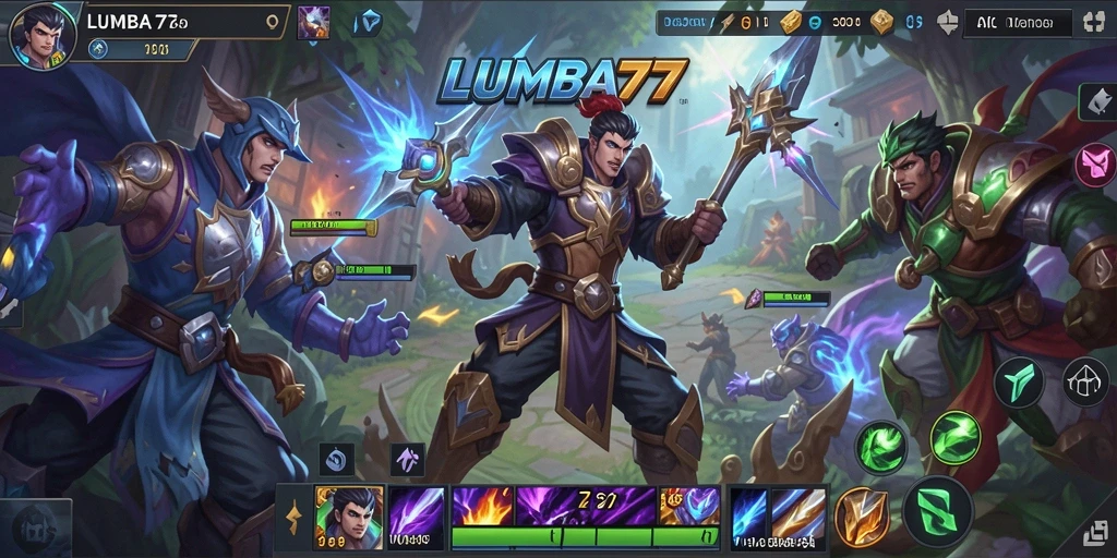 Gameplay seru dengan karakter unik dalam LUMBA77.