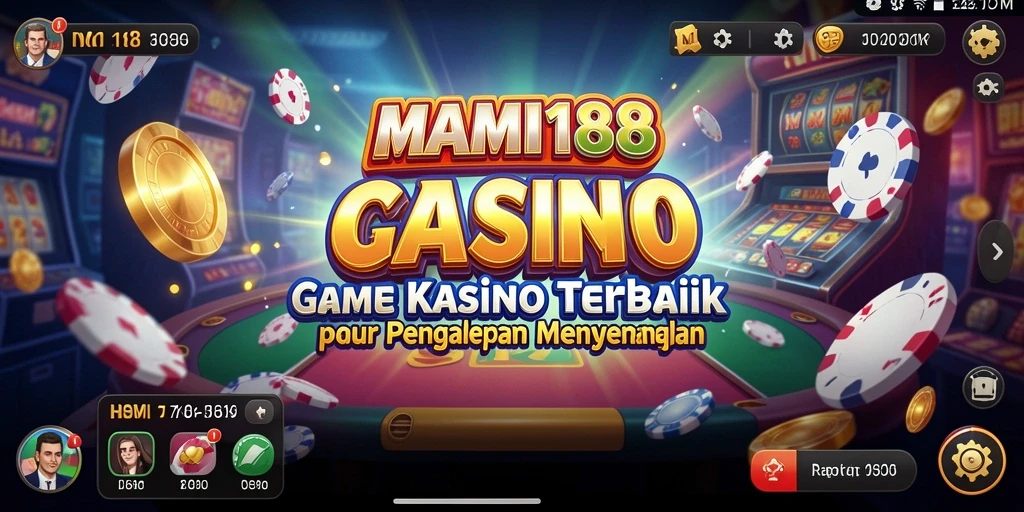 Tampilan gameplay menarik dari MAMI188 yang menghadirkan suasana Kasino.
