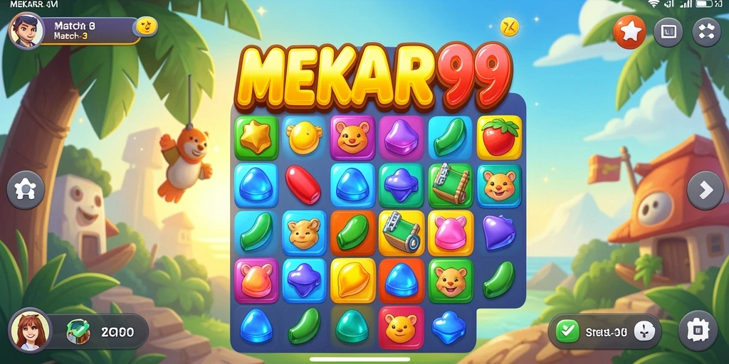 Menampilkan gameplay seru dan penuh warna dari MEKAR99.