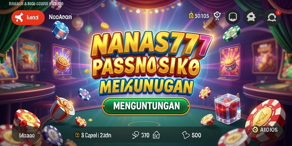 Screenshot gameplay NANAS777 menampilkan momen mendebarkan dari permainan Kasino.