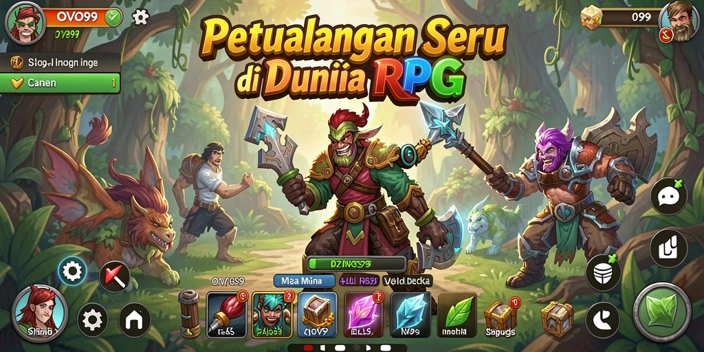 Tampilan gameplay OVO99 yang mendebarkan dan penuh aksi.