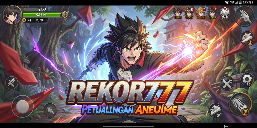 Screenshot unik menampilkan karakter anime dalam pertempuran seru.