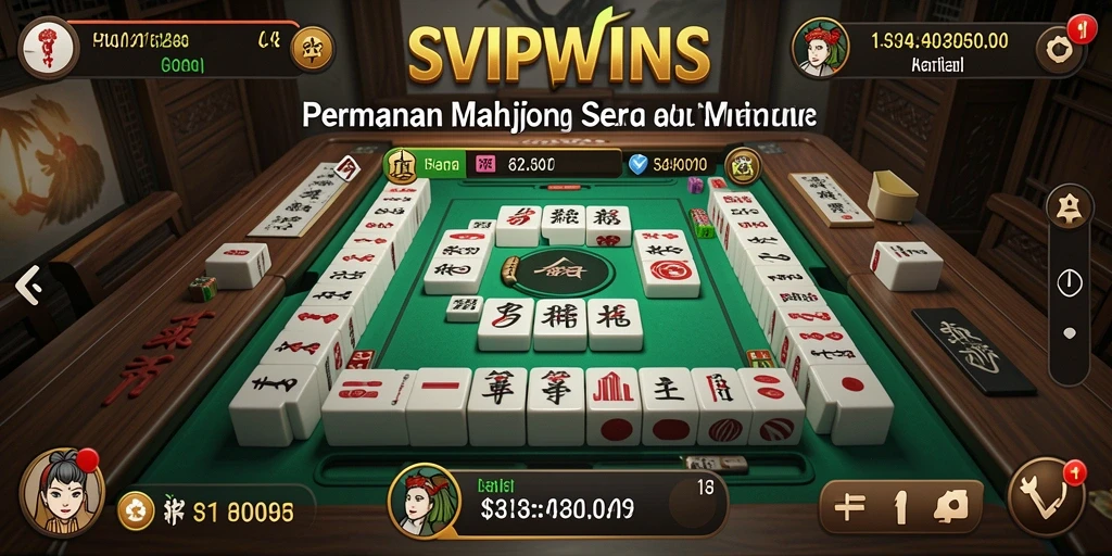 Tampilan gameplay <strong>SVIPWINS</strong> yang memukau dan seru dari permainan Mahjong.