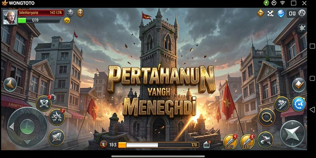 Gameplay seru dan menegangkan di WONGTOTO Tower Defense.